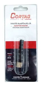 HASTE ADAPTADORA ROSCA M14 X ENCAIXE SDS CORTAG