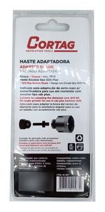 HASTE ADAPTADORA ROSCA M14 X ENCAIXE SDS CORTAG