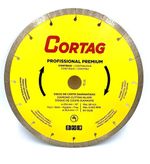 DISCO DIAMANTADO CONTINUO PROFISS. CORTAG 254X25.4MM ZAPP600