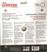 DISCO DIAMANTADO CONTINUO PROFISS. CORTAG 254X25.4MM ZAPP600