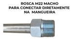 TUBEIRA 200MM MACHO M22 VALFLEX - LANÇA