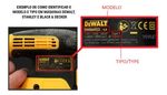 INDUZIDO 220V SERRA MARMORE DW862 T11 DEWALT