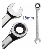 CHAVE COMBINADA COM CATRACA 18MM CROMO VANADIO