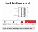 MANDRIL 1/2 13MM MTX