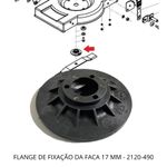 FLANGE DE FIXACAO DA FACA TS-30/70/SL-30 TRAPP