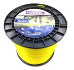BOBINA FIO NYLON P/ CARRETEL ROÇADEIRA 3MM REDONDO 2KG 250M