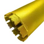 SERRA COPO COROA DIAMANTADA DOURADA ROSCA M22 83X370MM