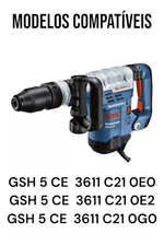 PISTÃO DE AÇO COMPLETO COM BIELA PARA MARTELO ROMPEDOR BOSCH GWS 5 CE ORIGINAL