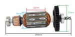 ROTOR INDUZIDO 220V FURADEIRA GSB 16 RE 3601B28 BOSCH ORIGINAL