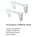 PAR CONJUNTO SUPORTE BLACK&DECKER LIXADEIRA BS200
