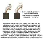 Par De Escova De Carvão Bosch GCM10S GCM10SD