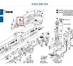  ANEL DE JUNTA PARA MARTELO GBH 4 DFE 220V BOSCH