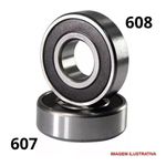 KIT 2 ROLAMENTOS FERRAMENTAS ELÉTRICAS 607 E 608 DDU 2RS CTK
