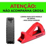 LÂMINA PARA MINI GROSA WORKER 140MM X 40MM AÇO MANGANÊS