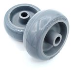 KIT COM 2 RODA DA ENCERADEIRA 3POL 75MM CLEANER PLUS
