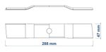 FACA / LÂMINA TRAMONTINA RETA 29 CM - CE 30P/ CE30M - RETA 