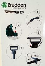 PULVERIZADOR MANUAL PRACTICAL 5,0L BRUDDEN 