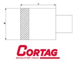 SERRA COPO DIAMANTADA 64mm P/ ESMERILHADEIRA - CORTAG