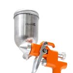 PISTOLA DE PINTURA TANQUE ALTO, BICO DE 0,5MM, GRAVIDADE,  ROSCA 1/4POL., 100 ML, 1PC SPARTA
