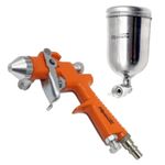 PISTOLA DE PINTURA TANQUE ALTO, BICO DE 0,5MM, GRAVIDADE,  ROSCA 1/4POL., 100 ML, 1PC SPARTA