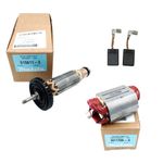 INDUZIDO + ESTATOR + CARVÃO 110V 9557HN 9557HP 9557NB 9557PB GA2014