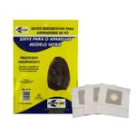 KIT 3 SACO FILTRO PARA ASPIRADOR DE PÓ MODELO ARNO NITRO