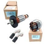 KIT INDUZIDO+ESTATOR+CARVÃO 4100NH3 220V MAKITA