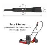 FACA LAMINA CORTADOR GRAMA BRUDDEN BE 415 - G2 BALBINOT