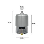  MOTOR 18V PARAFUSADEIRA TRAMONTINA 42404