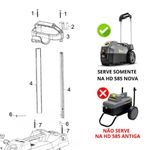 KIT SUPERIOR HD585 NOVA KARCHER PARAFUSOS+HASTE+SUPORTE DA PISTOLA