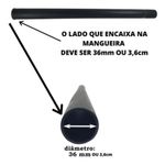  KIT COM 2 TUBO EXTENSOR P/ ASPIRADOR DE PÓ 36MM ELECTROLUX