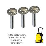KIT 3 PISTÃO COMPLETO LAVADORA ALTA PRESSÃO KARCHER HD5/11