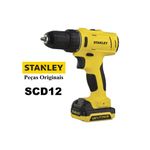 CONJ. MOTOR P/ PARAFUSADEIRA SCD12 ORIGINAL - STANLEY