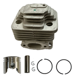 Cilindro+pistão+aneis Completo Importado Roçadeira 33cc