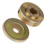 Kit Suporte Da Lamina P/ Roçadeira Flange Inferior Superior 6 Estrias 26cc / 33cc / 43cc / 52cc Terra