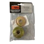 Kit Suporte Da Lamina P/ Roçadeira Flange Inferior Superior 6 Estrias 26cc / 33cc / 43cc / 52cc Terra