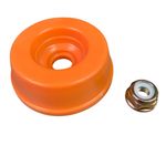 KIT LIMITADOR NYLON+PORCA DA FACA PARA ROÇADEIRA FURO 16MM