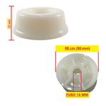 KIT LIMITADOR NYLON+PORCA DA FACA PARA ROÇADEIRA FURO 16MM