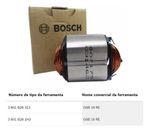 ESTATOR BOBINA 220V P/ FURADEIRA GSB 16 RE - BOSCH