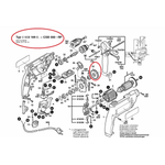 ENGRENAGEM BOSCH P/ PSB 550 RE - ORIGINAL