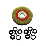 ESCOVA AÇO CIRCULAR ONDULADA 150MM - TAFORT