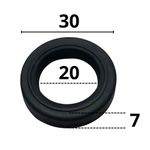 RETENTOR DO EIXO COMPRESSORES SCHULZ 20X30X7MM SABO 00505BR