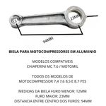 BIELA CHIAPERINI MOTO COMPRESSOR MC 7,6 / 8,5G3