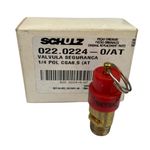 VALVULA DE SEGURANÇA 1/4 - COMPRESSOR SCHULZ CSA 8,5 - 022.0224-0
