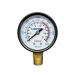MANOMETRO VERTICAL AÇO ROSCA 1/4 - 300PSI OU 21BAR - 50MM (CHIAPERINI)