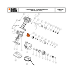 CONJ. INTERRUPTOR FURAD/PARAF. CD961 - DEWALT