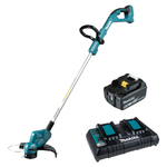 APARADOR DE GRAMA A BATERIA 18V MAKITA COM BAT 5AH E CARREGADOR