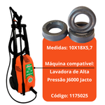 KIT 3 GAXETAS DO PISTÃO PARA LAVADORA DE ALTA PRESSÃO JACTO 6000 10X18X5,7