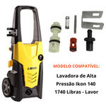 KIT BICO INJETOR + PORTA FILTRO + VALVULA RETENÇÃO LAVADORA ALTA PRESSÃO IKON 140 LAVOR