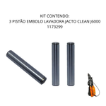 KIT 3 PISTAO 10X57mm LAVADORA ALTA PRESSÃO JACTO 6000